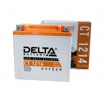 Мото аккумулятор 14 VRLA DELTA  CT-1214