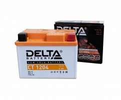 Мото аккумулятор 4 VRLA DELTA  CT-1204